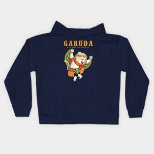 Siamese Cat Garuda Kids Hoodie